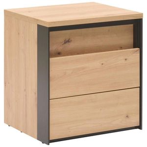 Voleo NOČNÍ STOLEK černá, dub artisan obraz