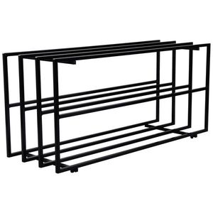 Xora REGÁL NA BOTY, černá, 92, 5/43/31 cm obraz