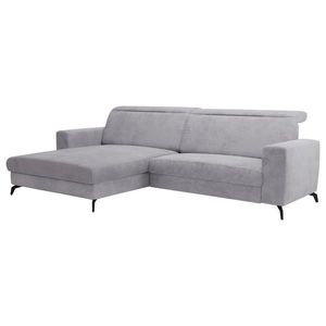 Sit & More ROHOVÁ SEDAČKA, textil, světle šedá obraz