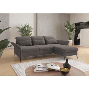 Sit & More ROHOVÁ SEDAČKA, textil, barvy grafitu obraz