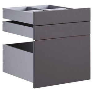 Hom`in SADA ZÁSUVEK, antracitová, 45, 3/50, 3/46, 8 cm obraz