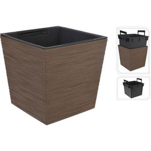 KVĚTINÁČ NA KVĚTINY textil, 23.5/24/24 cm obraz