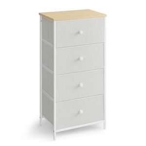 KOMODA, bílá, barvy dubu, 45/91, 7/30 cm obraz