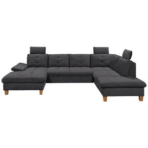 MID.YOU SEDACÍ SOUPRAVA, textil, antracitová obraz