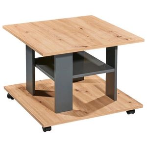 Boxxx KONFERENČNÍ STOLEK, antracitová, dub artisan, kompozitní dřevo, 60/60/45 cm obraz