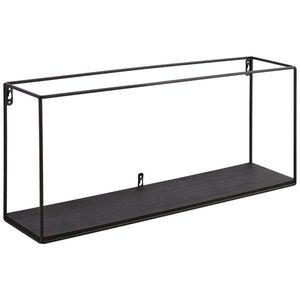 Landscape NÁSTĚNNÝ REGÁL, paulovnie, černá, 60/25/14 cm obraz