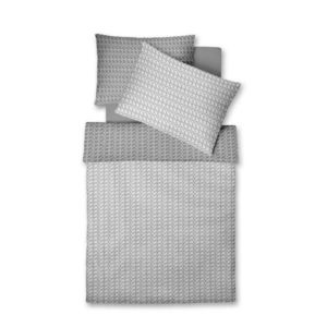 Fleuresse POVLEČENÍ, damašek, šedá, světle šedá, modrošedá, 140/200 cm obraz