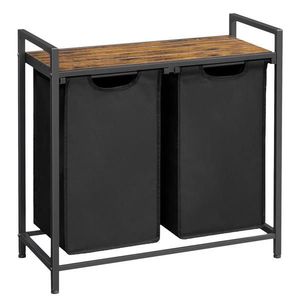 MID.YOU KOŠ NA PRÁDLO, hnědá, černá obraz