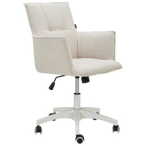 Livetastic OTOČNÁ ŽIDLE, mikrovlákno, bílá, béžová obraz