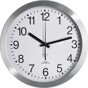 Ambia Home NÁSTĚNNÉ HODINY barvy stříbra, bílá 25 cm obraz