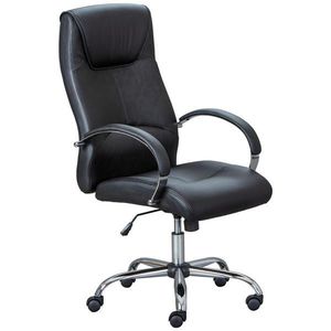 MID.YOU OTOČNÁ ŽIDLE PRO MLÁDEŽ, černá, barvy chromu obraz