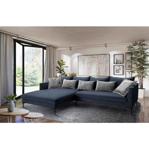 Livetastic ROHOVÁ SEDAČKA, textil, tmavě modrá obraz