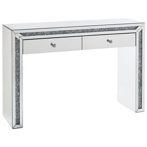 Xora KONZOLOVÝ STOLEK, barvy stříbra, 120/35/81 cm obraz