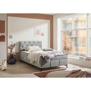 MID.YOU AMERICKÁ POSTEL, 120/200 cm, šedá obraz