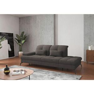 Sit & More LENOŠKA, textil, barvy grafitu obraz