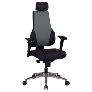 MID.YOU OTOČNÁ ŽIDLE, tkaná látka, šedá obraz