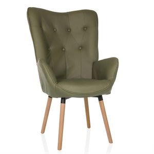 MID.YOU KŘESLO UŠÁK, textil, zelená obraz