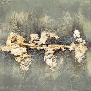 Monee OLEJOMALBA, abstraktní, 30/30 cm obraz