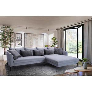 Livetastic ROHOVÁ SEDAČKA, textil, šedá obraz