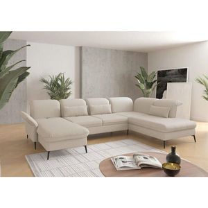 Sit & More SEDACÍ SOUPRAVA, textil, krémová obraz