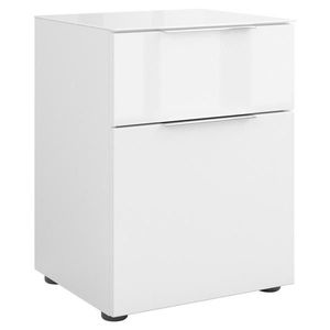 NOČNÍ STOLEK, bílá, 45/60/40 cm obraz