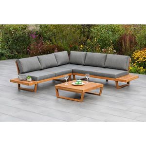 Gardenson TERASOVÁ SEDACÍ SOUPRAVA 13dílné, dřevo obraz