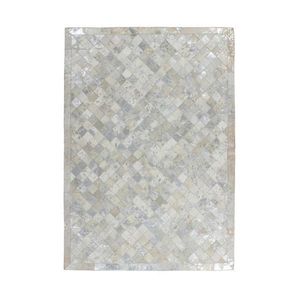 Kayoom KOBEREC TKANÝ NA PLOCHO, 120/170 cm šedá, barvy stříbra obraz