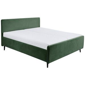 MID.YOU ČALOUNĚNÁ POSTEL, 160/200 cm, olivově zelená obraz
