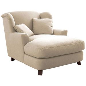 Sit & More XXL KŘESLO, textil, ecru obraz