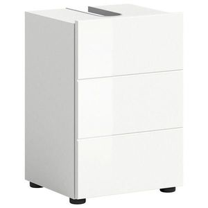 MID.YOU SKŘÍŇKA POD UMYVADLO, vysoce lesklá bílá, bílá, 38/56/34 cm obraz