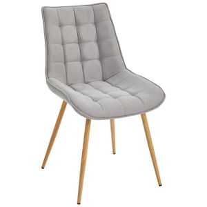 Livetastic ŽIDLE, barvy dubu, světle šedá obraz