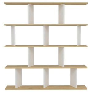 Livetastic REGÁL, barvy dubu, tmavě šedá, 130/137/25 cm obraz