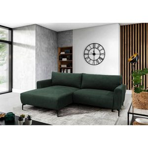 MID.YOU ROHOVÁ SEDAČKA, textil, tmavě zelená obraz