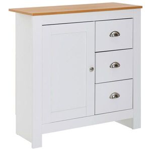 MID.YOU KOMODA, bílá, 79/81/35 cm obraz