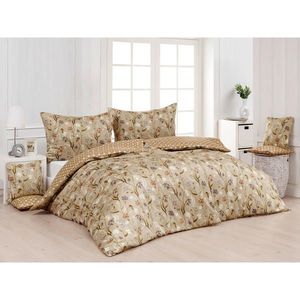 Matejovsky POVLEČENÍ, renforcé, hnědá, cappuccino, 140/200 cm obraz