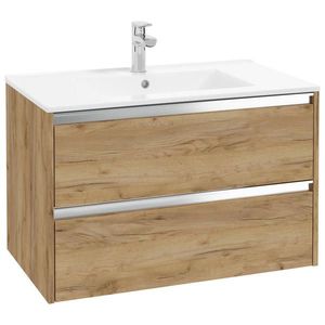 MID.YOU SKŘÍŇKA S UMYVADLEM, barvy dubu, barvy dubu, 80 cm obraz