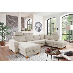 Sit & More SEDACÍ SOUPRAVA, textil, krémová obraz