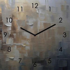 NÁSTĚNNÉ HODINY vícebarevná 30/30/3, 1 cm obraz