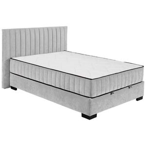 MID.YOU AMERICKÁ POSTEL, 140/200 cm, světle šedá obraz