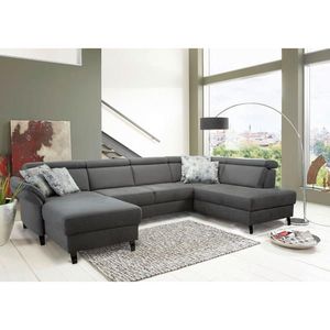 Sit & More SEDACÍ SOUPRAVA, textil, antracitová obraz