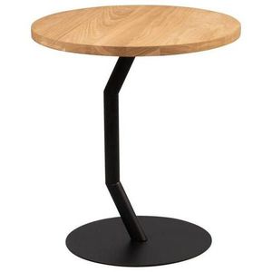 ODKLÁDACÍ STOLEK, divoký dub, černá, divoký dub obraz