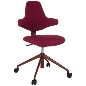 MID.YOU OTOČNÁ ŽIDLE, plochá tkanina, červená obraz