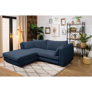 MID.YOU ROHOVÁ SEDAČKA, textil, tmavě modrá obraz