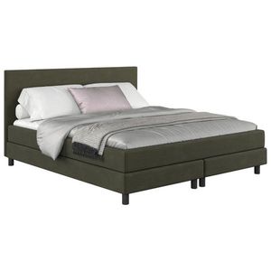 MID.YOU AMERICKÁ POSTEL, 160/200 cm, tmavě zelená obraz
