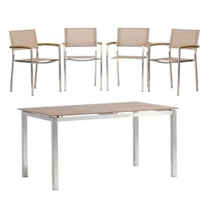 Gardenson ZAHRADNÍ SESTAVA 5dílné, kov, textil, kompozitní dřevo obraz