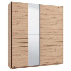 Xora SKŘÍŇ S POSOUVACÍMI DVEŘMI, dub artisan, 195/217, 5/61 cm obraz