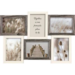 RÁM NA OBRAZOVÉ KOLÁŽE, 6 foto, 46, 5/32/1, 8 cm obraz