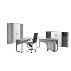 MID.YOU KANCELÁŘ, šedá, bílá obraz