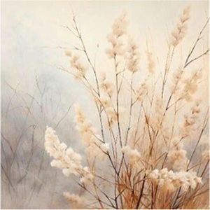 OBRAZ NA KOVU, rostliny, 30/30/2 cm obraz