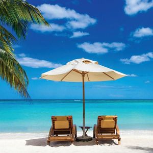 Euroart OBRAZ NA SKLE, pláž a moře, 30/30/1, 40 cm obraz